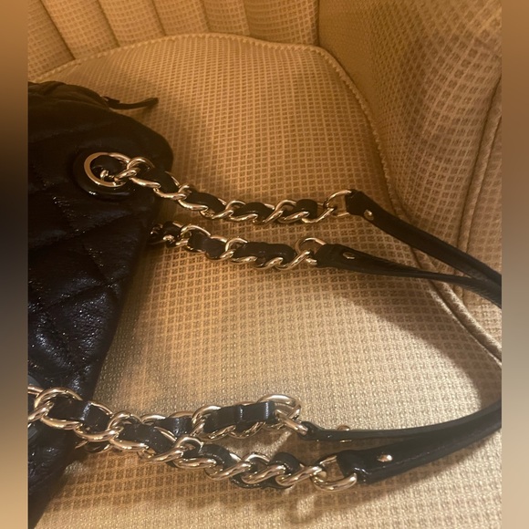 Kate Spade GOLD COAST Black quilted gold chain handbag - Picture 8 of 12